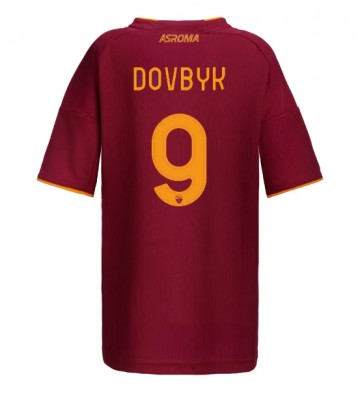 AS Roma Artem Dovbyk #9 Primera Equipación Mujer 2025-26 Manga Corta